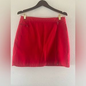 Vintage Bill Blass Red Skort